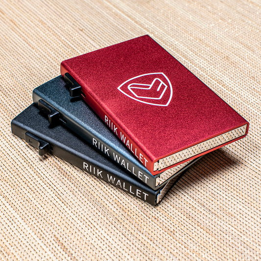 Rfid Blocking Pop up Aluminum Wallet Credit Card Holder - Business Card Holders - Red