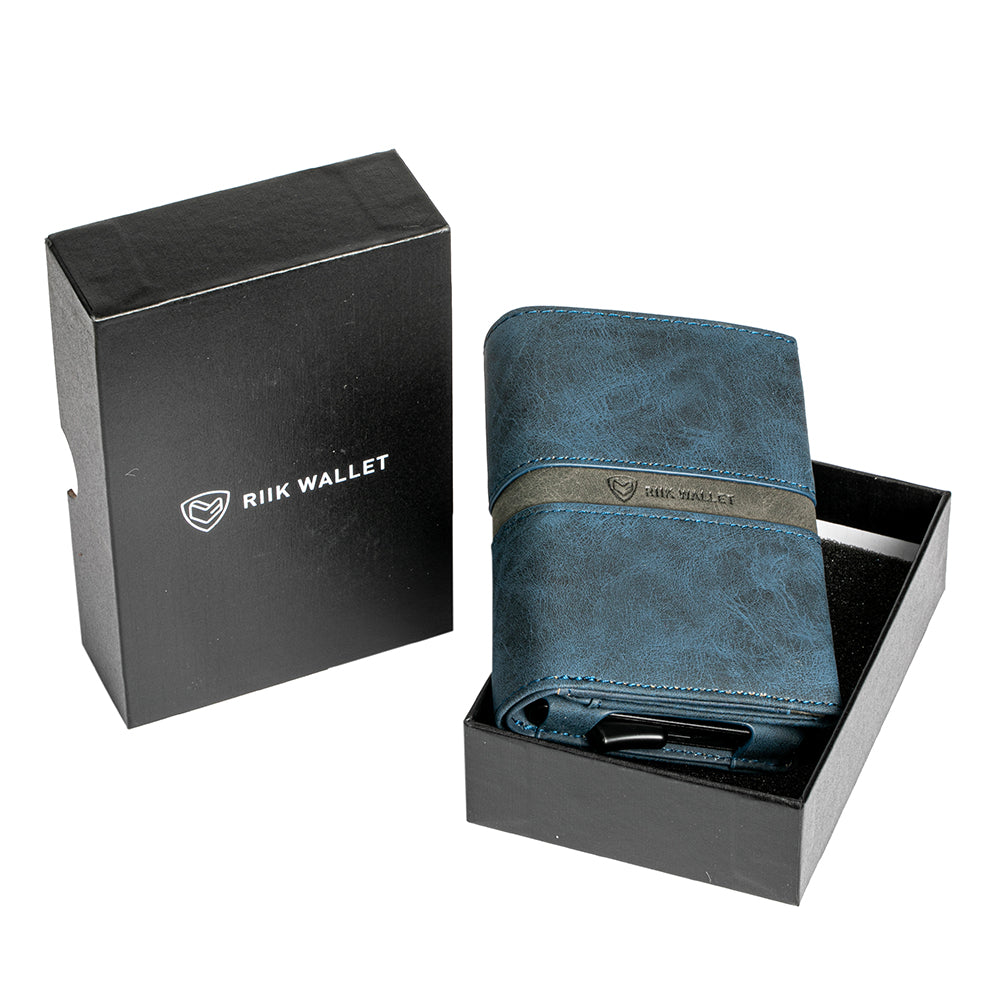 Slim RFID Blocking Pop up Credit Card Holders – Card Holder – Wallet Holder – Blue