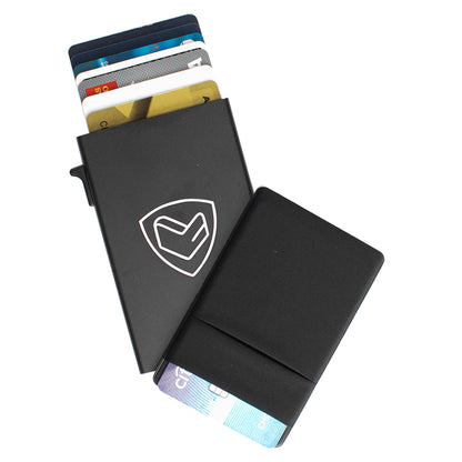 Rfid Blocking Pop up Aluminum Wallet Credit Card Holder - Business Card Holders - Black