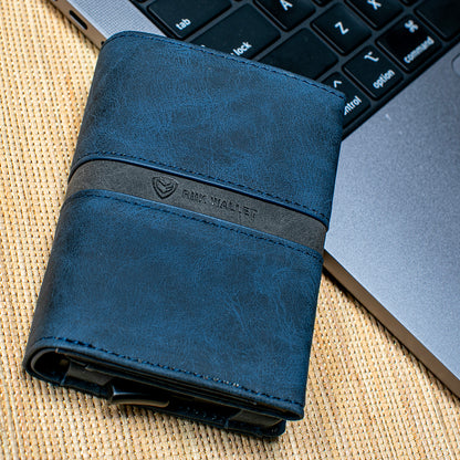 Slim RFID Blocking Pop up Credit Card Holders – Card Holder – Wallet Holder – Blue