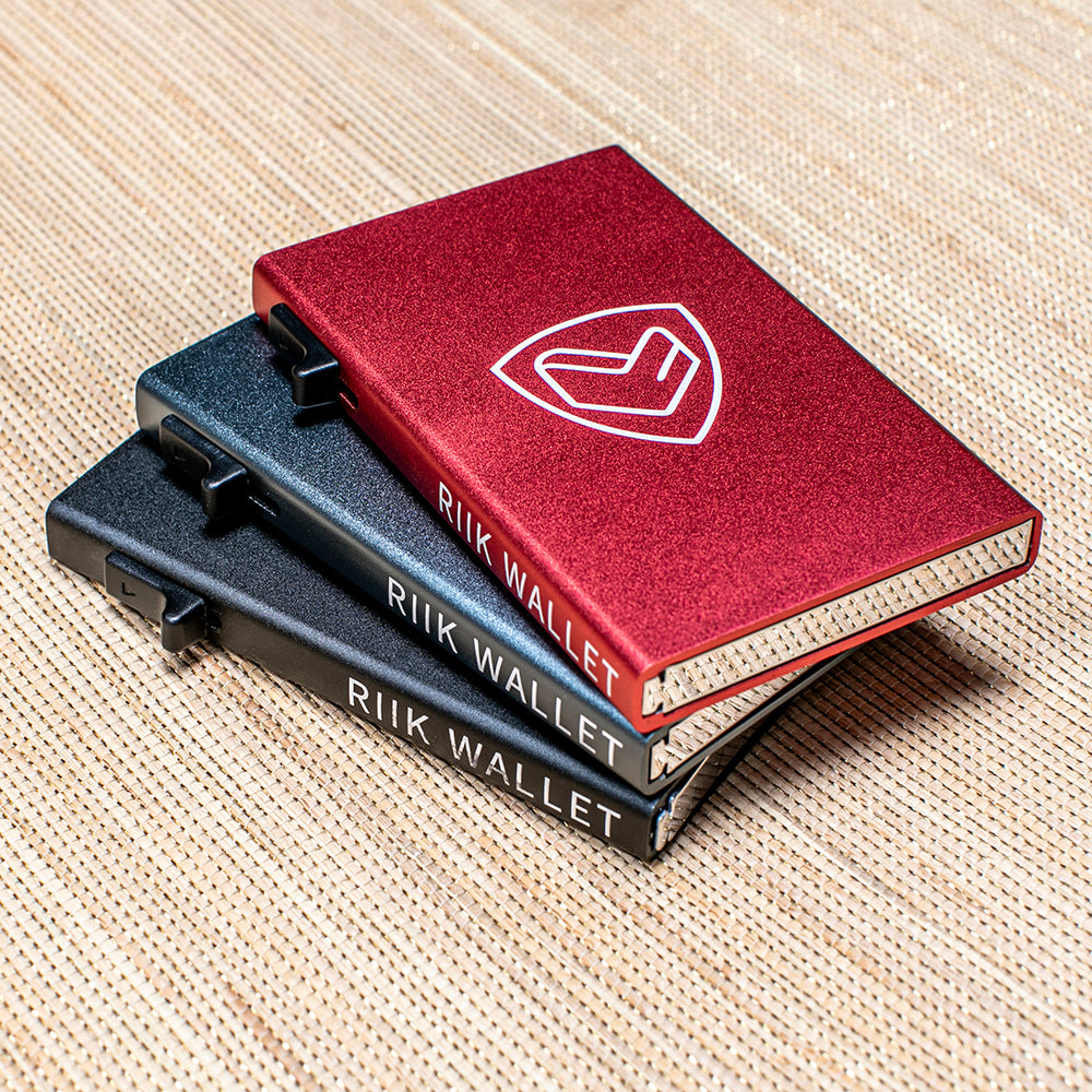 Rfid Blocking Pop up Aluminum Wallet Credit Card Holder - Business Card Holders - Red