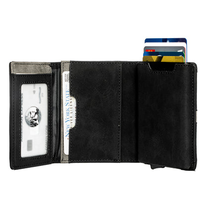Slim RFID Blocking Pop up Credit Card Holders - Card Holder - Wallet Holder - Black