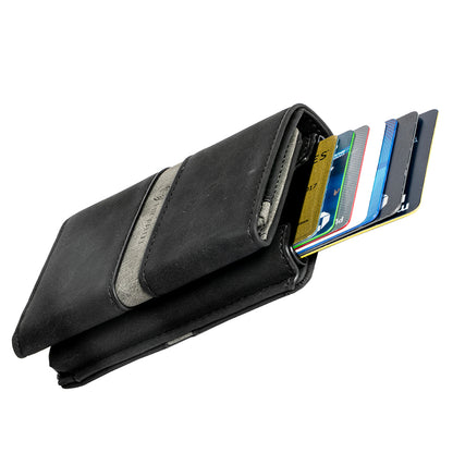 Slim RFID Blocking Pop up Credit Card Holders - Card Holder - Wallet Holder - Black