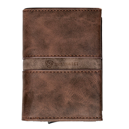 Slim RFID Blocking Pop up Credit Card Holders - Card Holder - Wallet Holder - Brown
