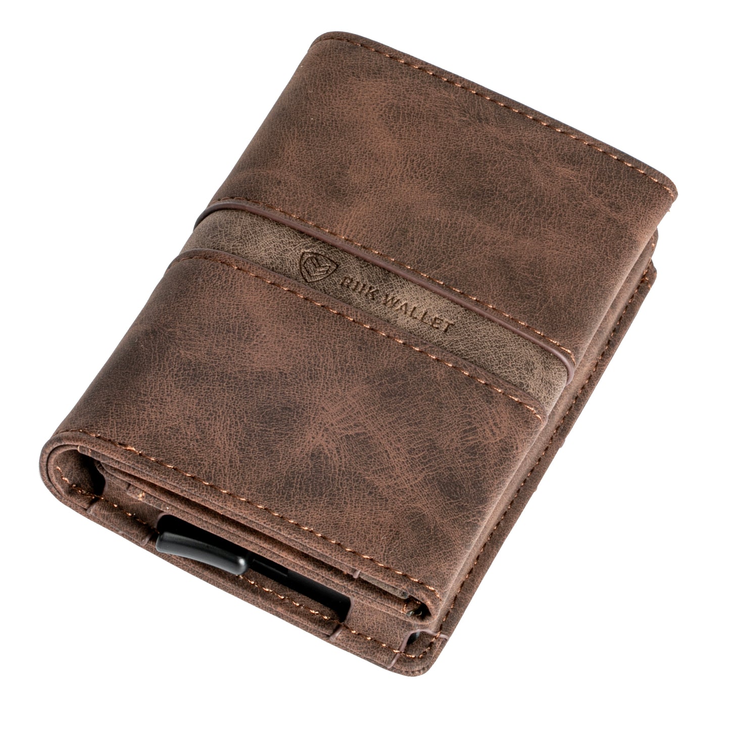 Slim RFID Blocking Pop up Credit Card Holders - Card Holder - Wallet Holder - Brown
